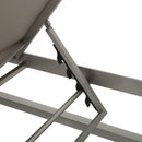 Outdoor Patio Chaise Lounge With 5 Reclining Positions