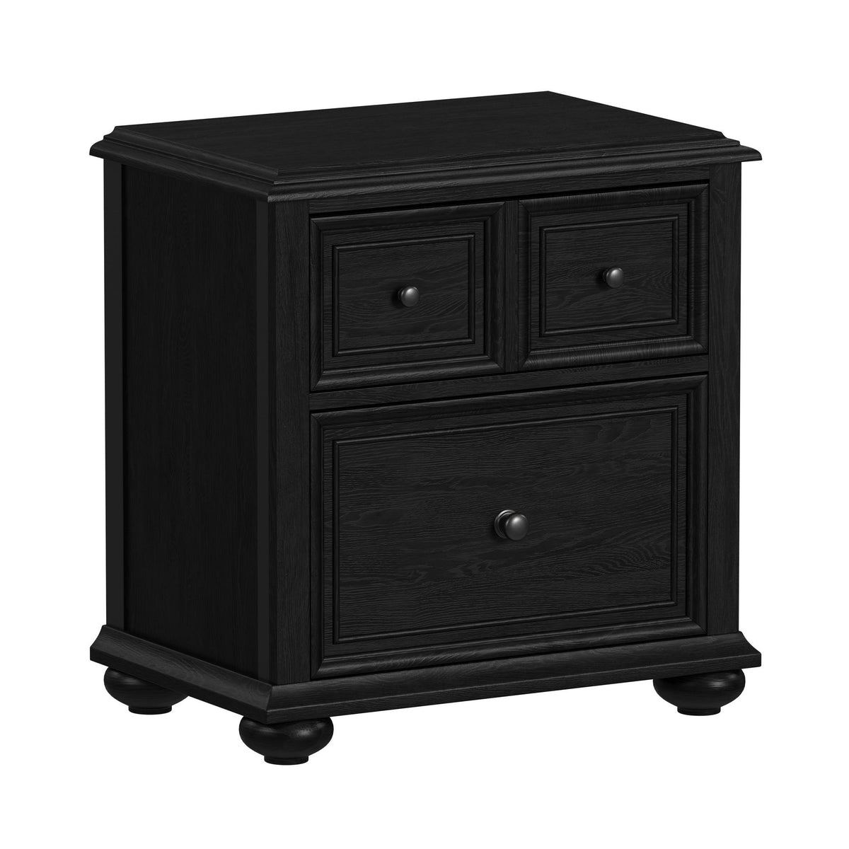 Heritage Sleigh Bedroom Set in Black by Elements International, view 21