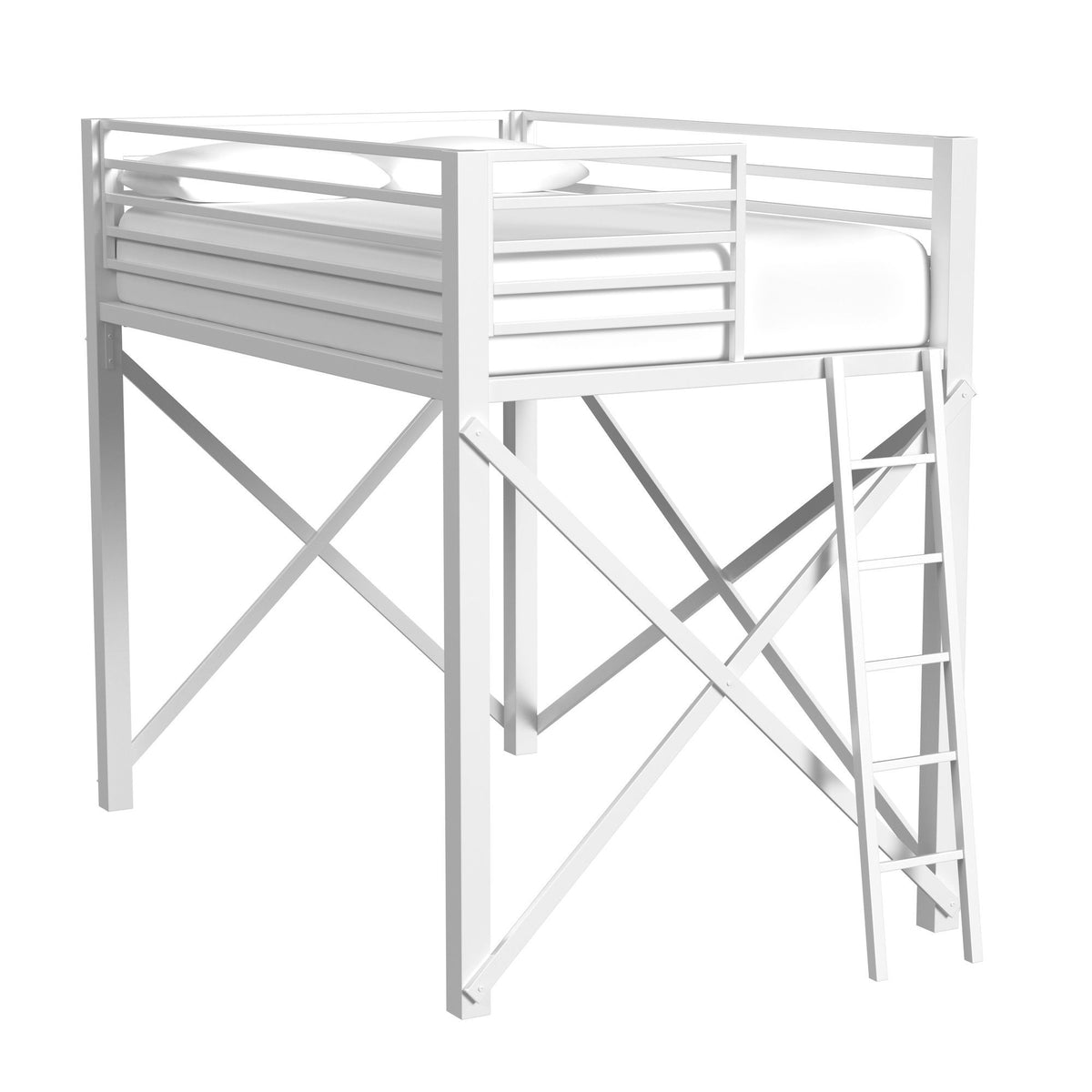 Talia Loft Bunk And Ladder in Black by Elements International