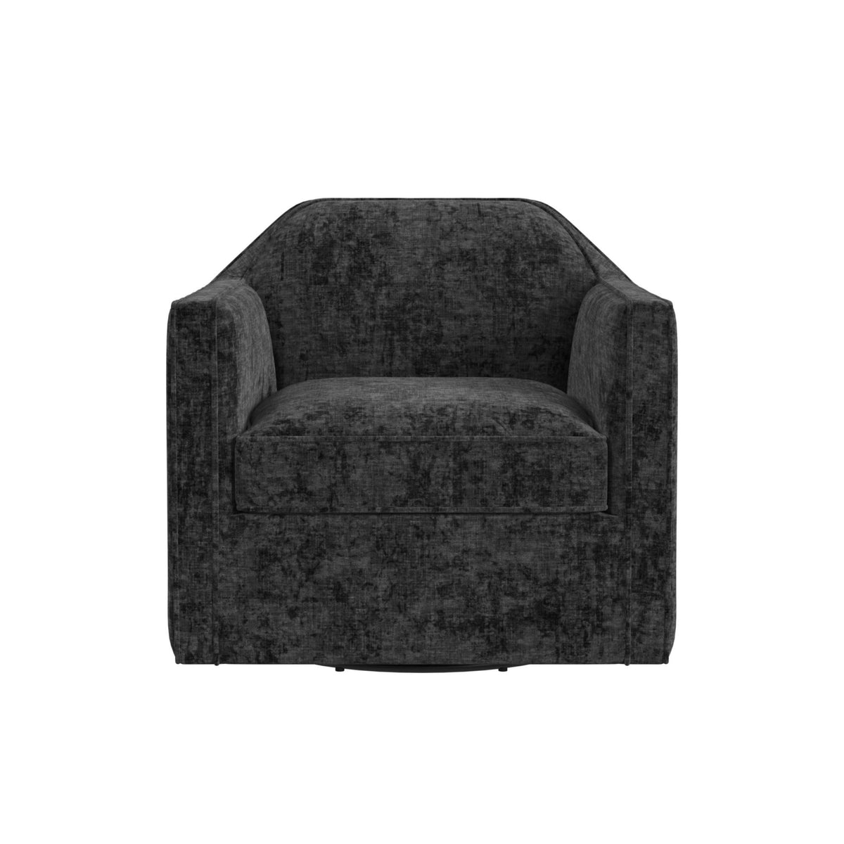 Hamlin Swivel Chair in Blue by Elements International, view 3