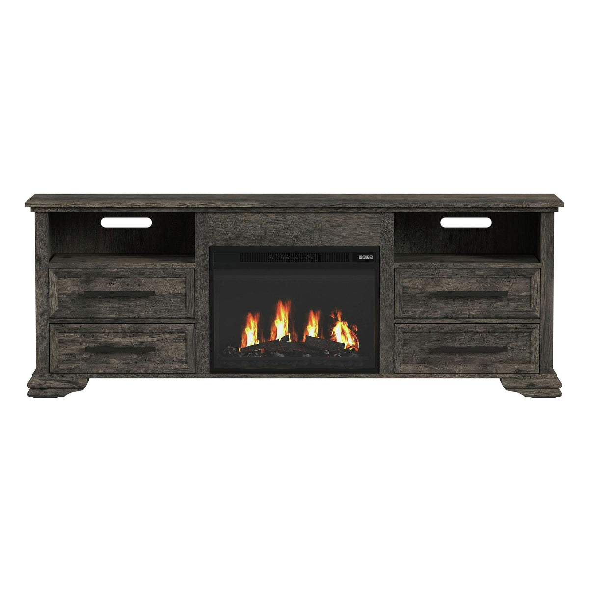 Park Ridge TV Console in Dark Gray by Elements International, view 7