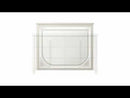 Laveda - Bench - Light Gray Boucle & Pearl White