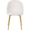 Marion - Mid-Century Modern Dining Chair (Set of 2) - Gold / White