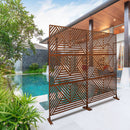 Freestanding Outdoor & Indoor Freestanding Metal Privacy Screen