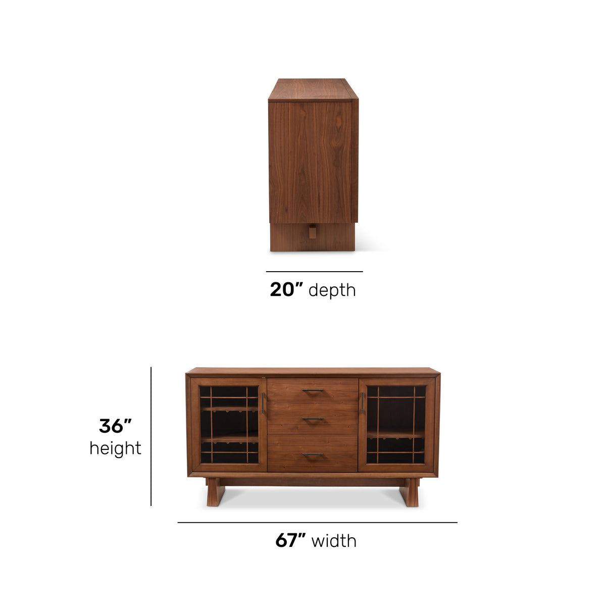 Lincoln - Buffet - Warm Walnut