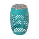Roswell - Outdoor Side Table With Mosaic Tile Top