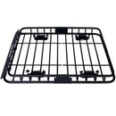 Motoring Rooftop Cargo Carrier Basket Steel, Universal Fit Roof Rack