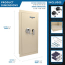 Durable Biometric Wall Safe