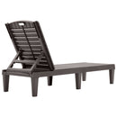 2 Piece Outdoor Chaise Lounges With Adjustable Backrest