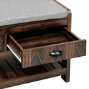 Hall Tree With 6 Hooks And Hinged Lid, Coat Hanger, Storage Bench, 3 In 1 Design