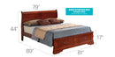 Louis Phillipe - Storage Bed
