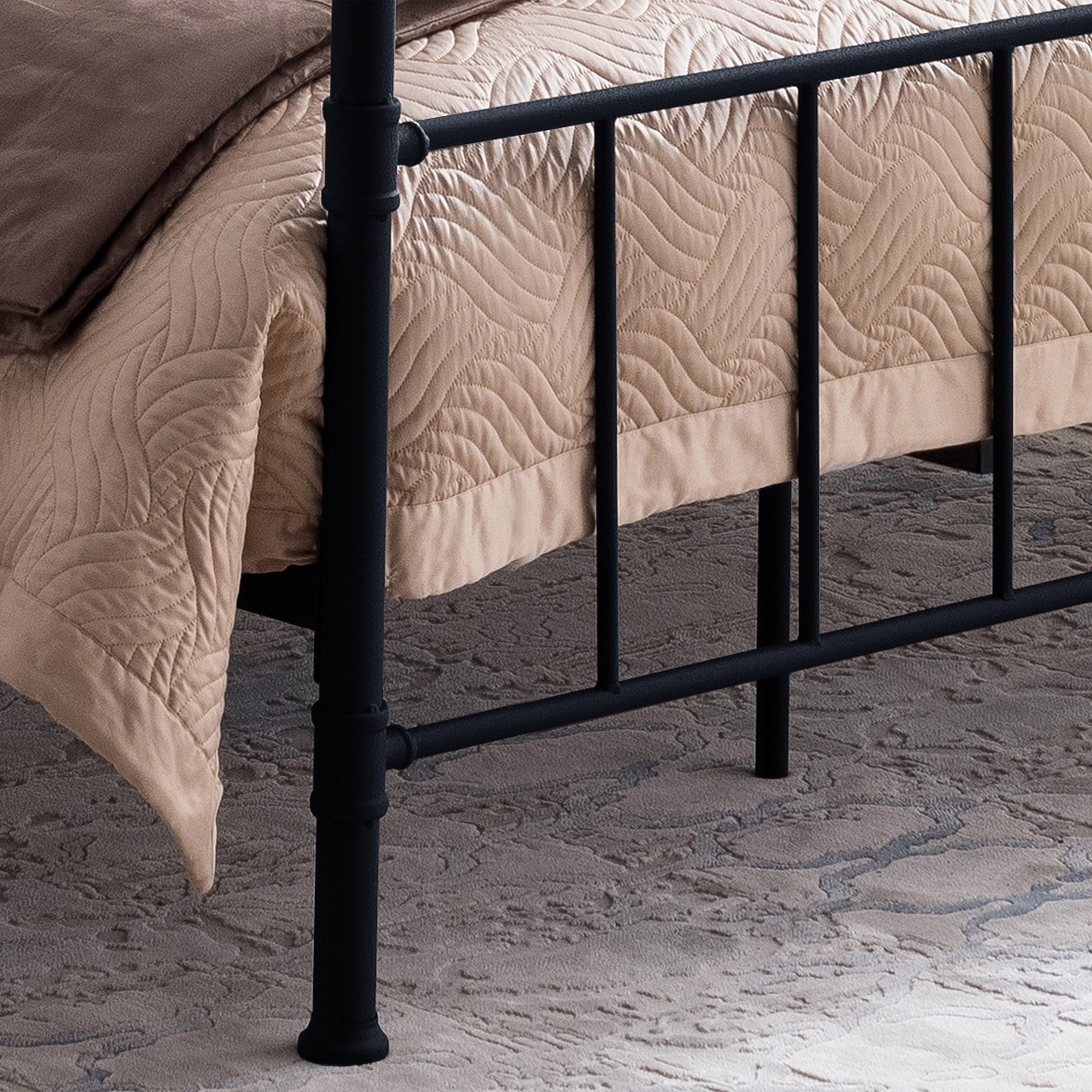 QUEEN SIZE METAL BED - Atlantic Fine Furniture Melbourne FL