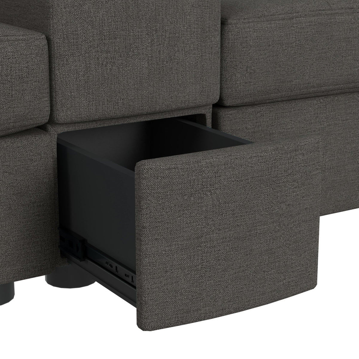Options One Living Room Set Sectional in Blue by Elements International, view 11