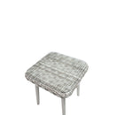 Tashay - Patio Bistro Set - Green Fabric & Beige Wicker - Atlantic Fine Furniture Inc