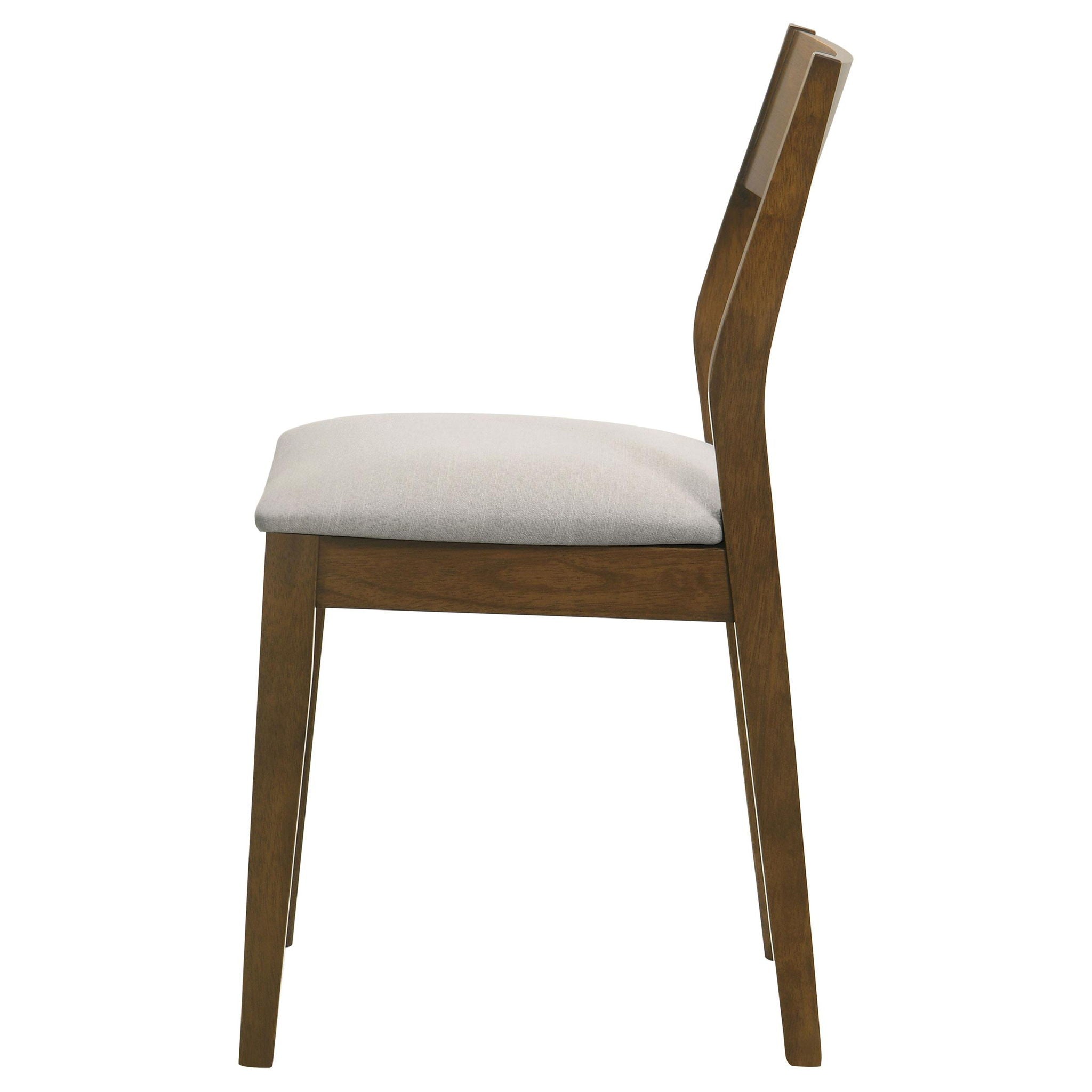 Almonte Dining Chair Upholstered Seat Dark Brown (Set of 2) - Atlantic Fine Furniture Melbourne FL
