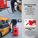 Gas Caddy With Wheels, Fuel Transfer Tank, Gasoline Diesel Can