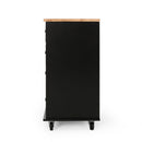 Yohaan - Contemporary Kitchen Cart With Wheels