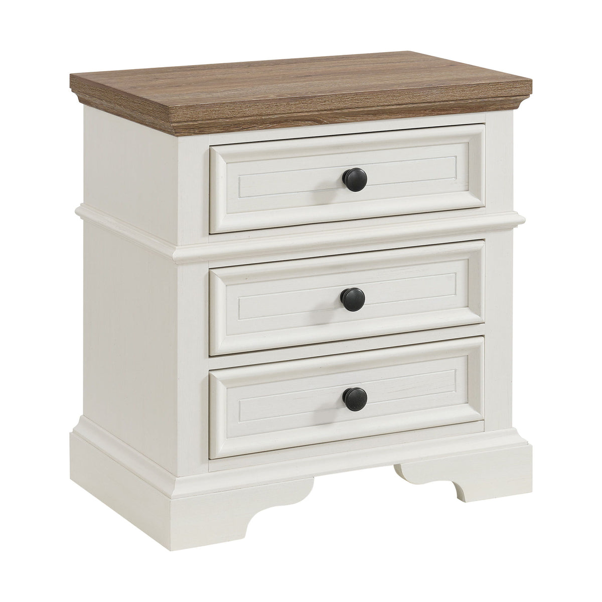 Eastwood Youth Upholstered Bedroom Set in White by Elements International, view 2