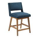 Boomerang - Dining Counter Stool Cushion - Navy