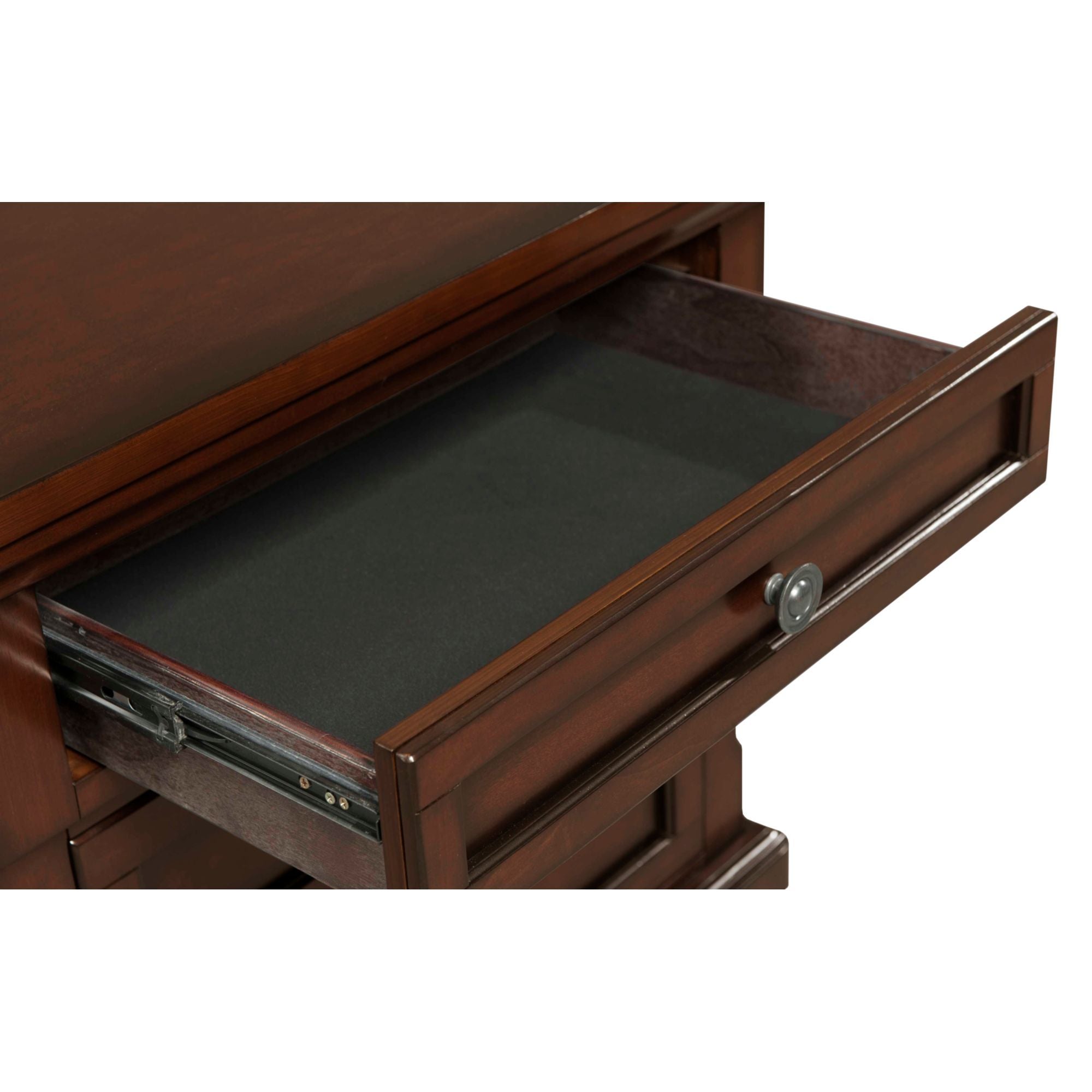 Kingston Nightstand With Power in Walnut by Elements International, view 3