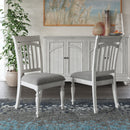 Mariano - Slat Back Dining Chairs (Set of 2) - Gray