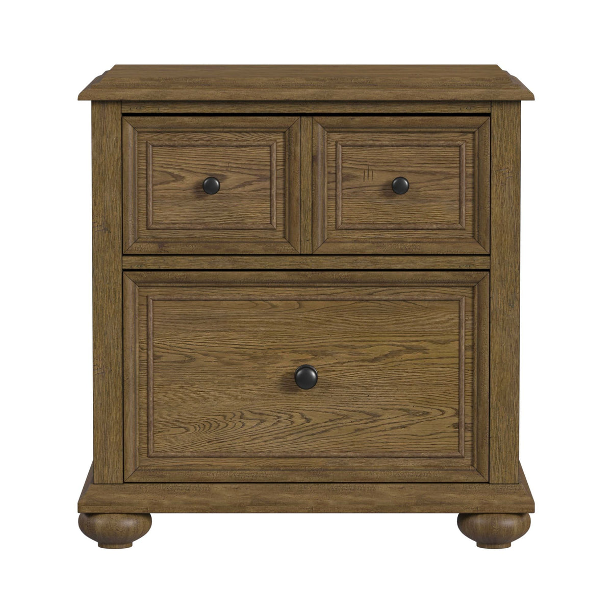 Heritage & Home Nightstand With USBC in Oak Brown by Elements International, view 2