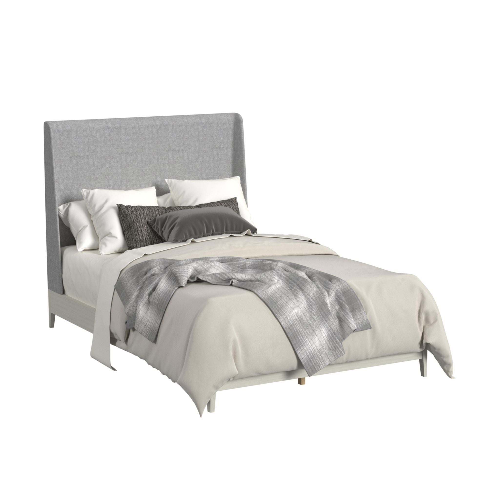 Westland Upholstered Bedroom Set in White by Elements International, view 3