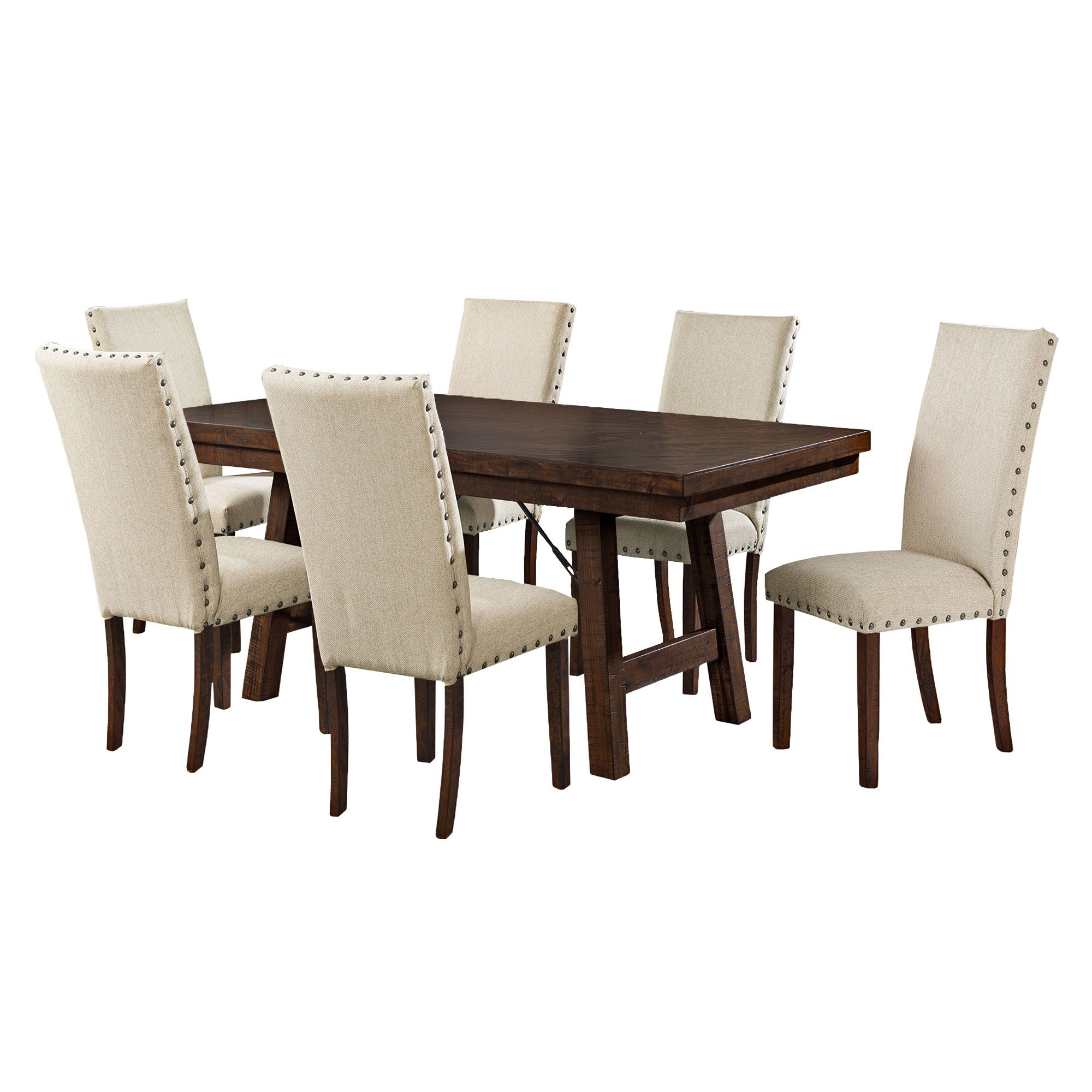 Jax Dining Set in Dark Brown by Elements International, view 2