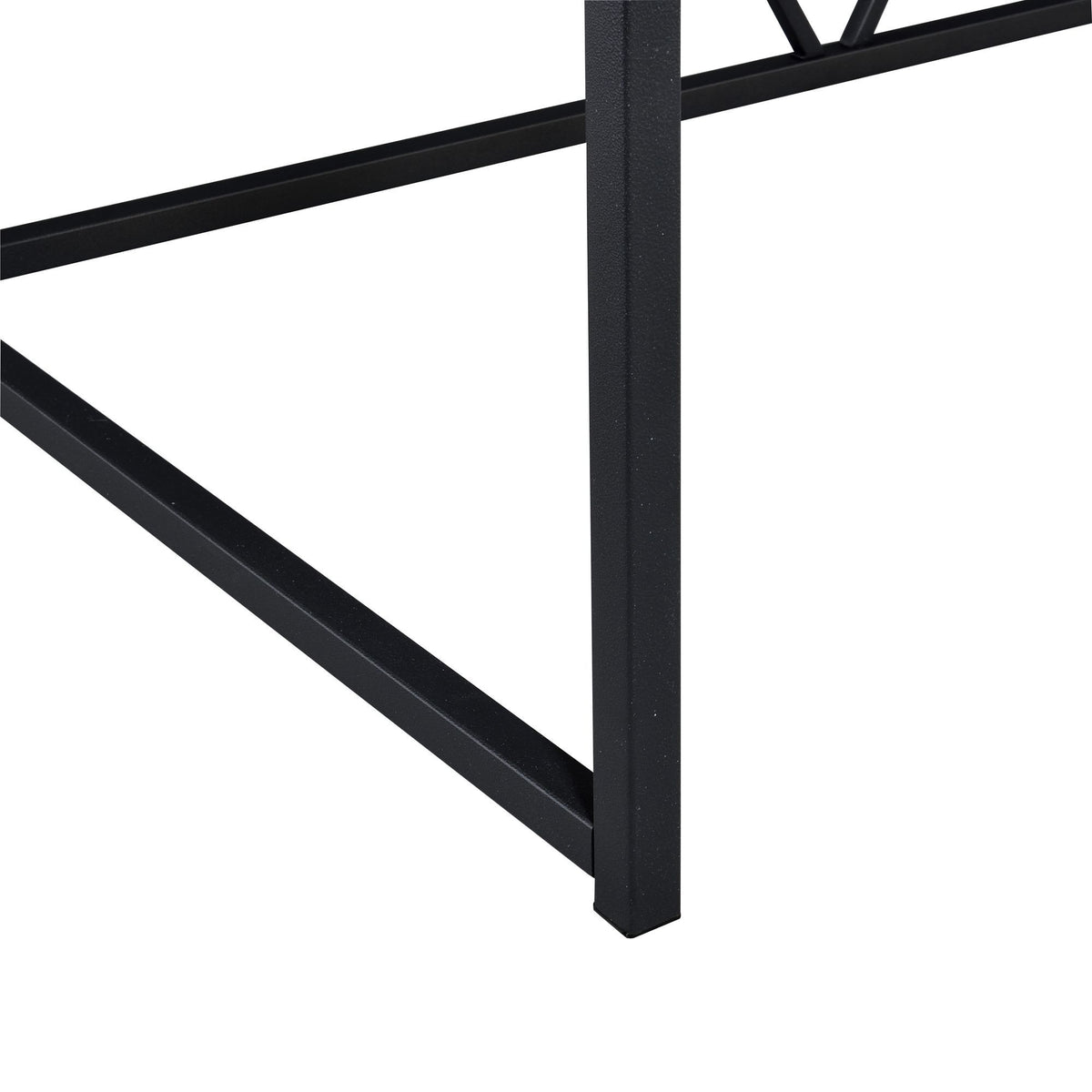 Preston 2 Piece Desk And Bookshelf Set in Gray by Elements International, view 3