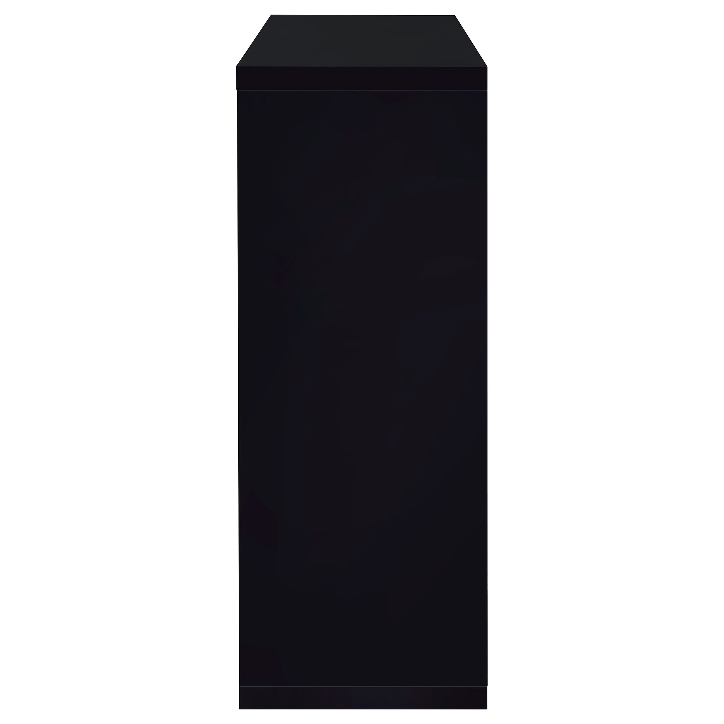 Prescott Rectangular Home Wine Table Black High Gloss — view 5