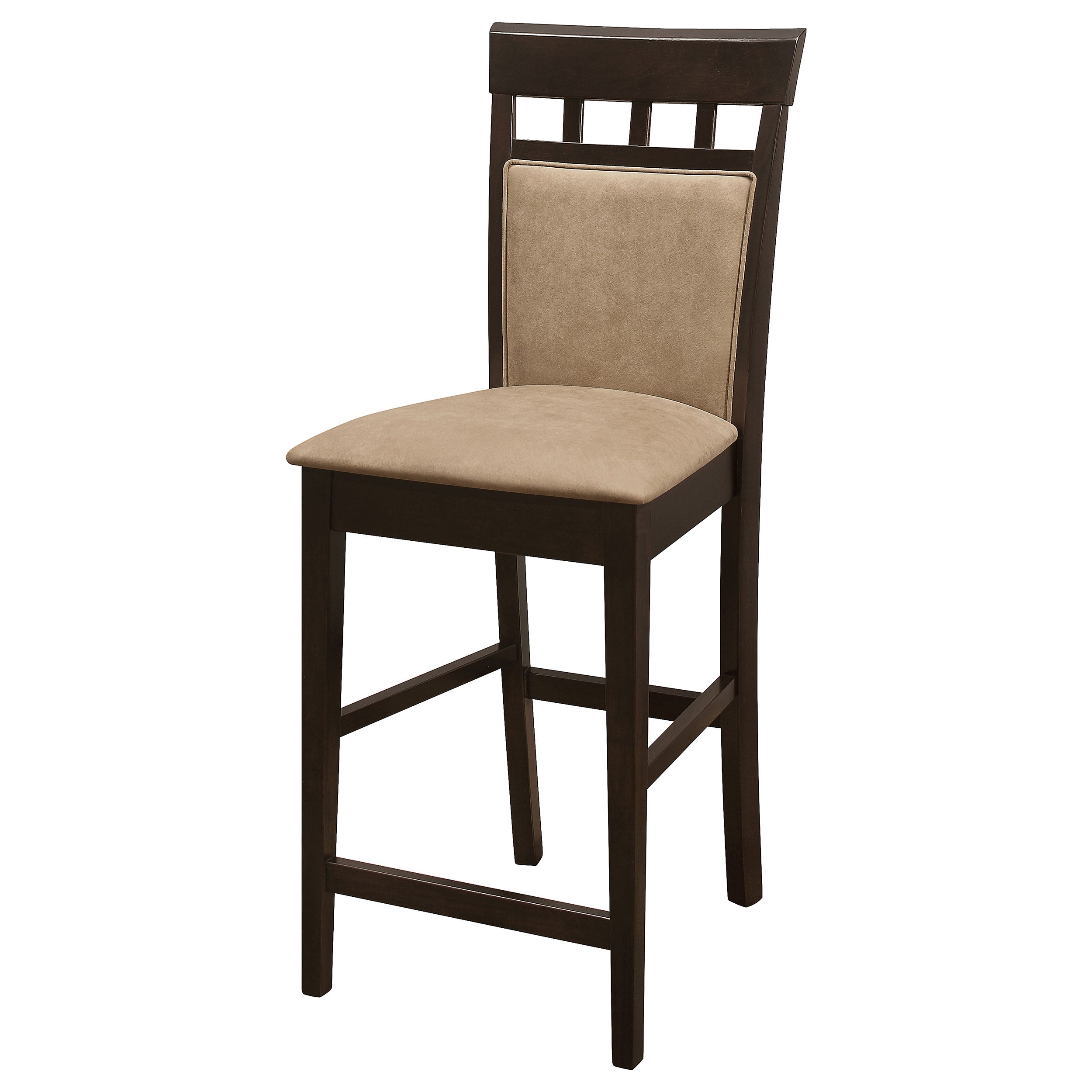 Gabriel Closed Back Counter Chair Cappuccino (Set of 2) — view 5