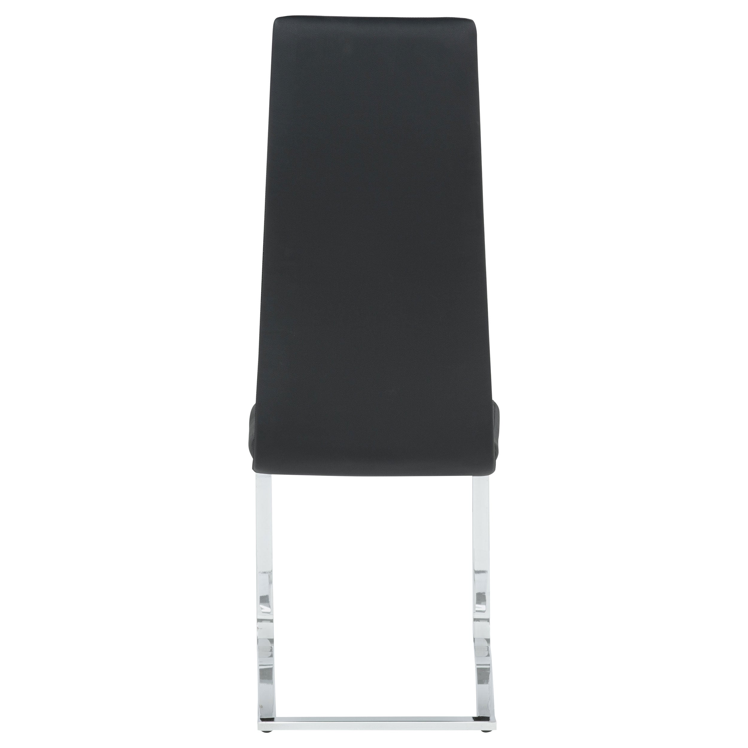 Montclair Upholstered Dining Side Chair Black (Set of 4) — view 8