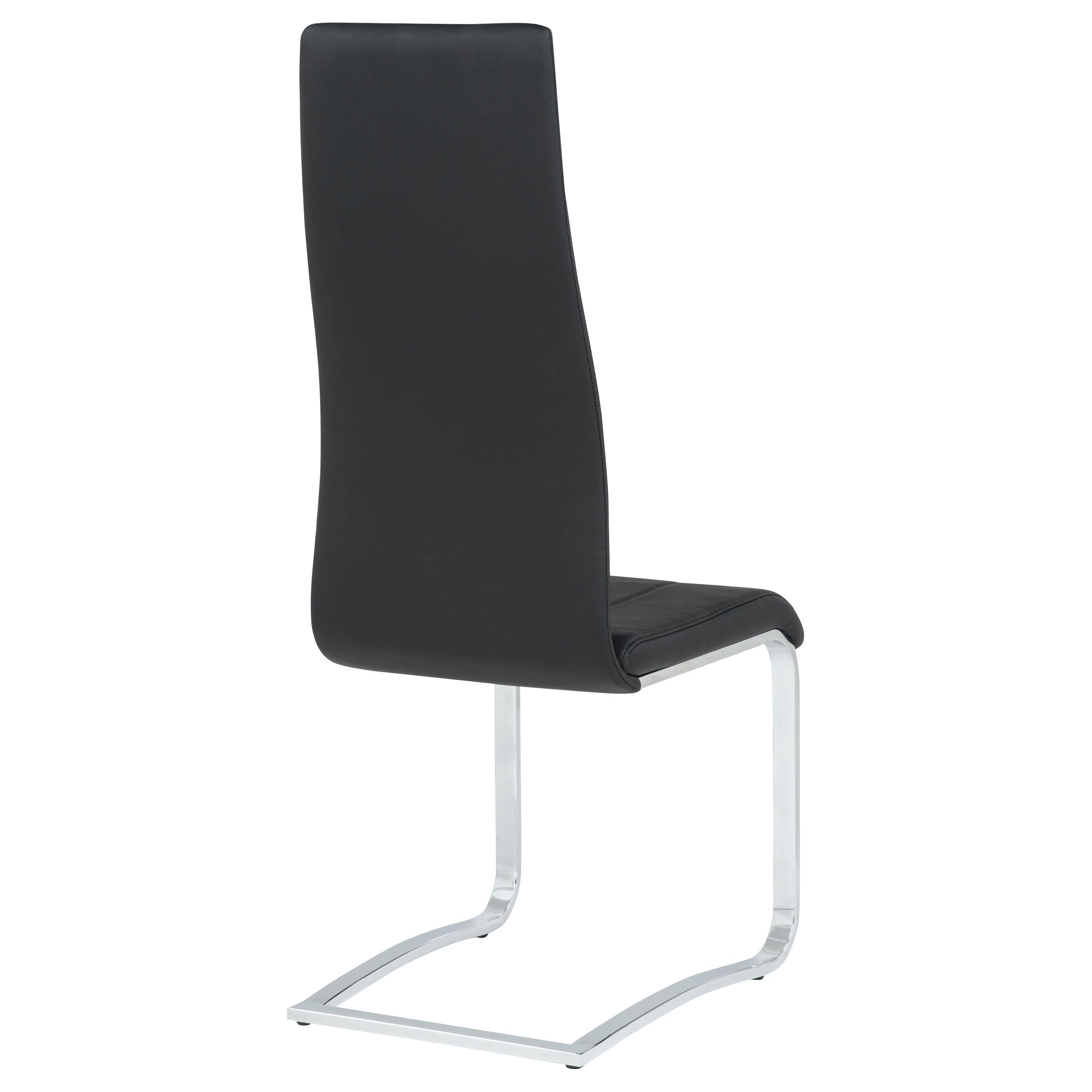 Montclair Upholstered Dining Side Chair Black (Set of 4) — view 9