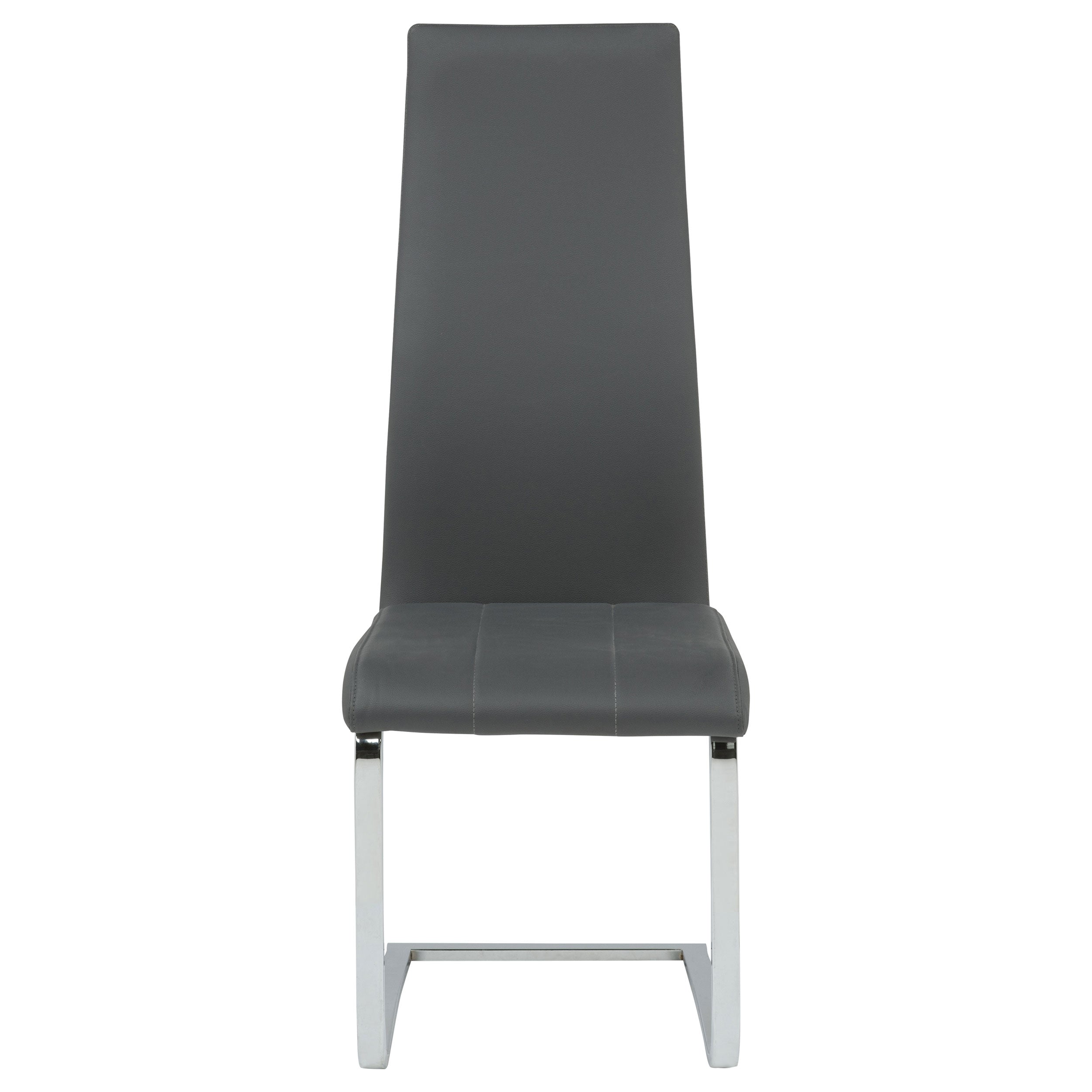 Montclair Upholstered Dining Side Chair Grey (Set of 4) — view 4