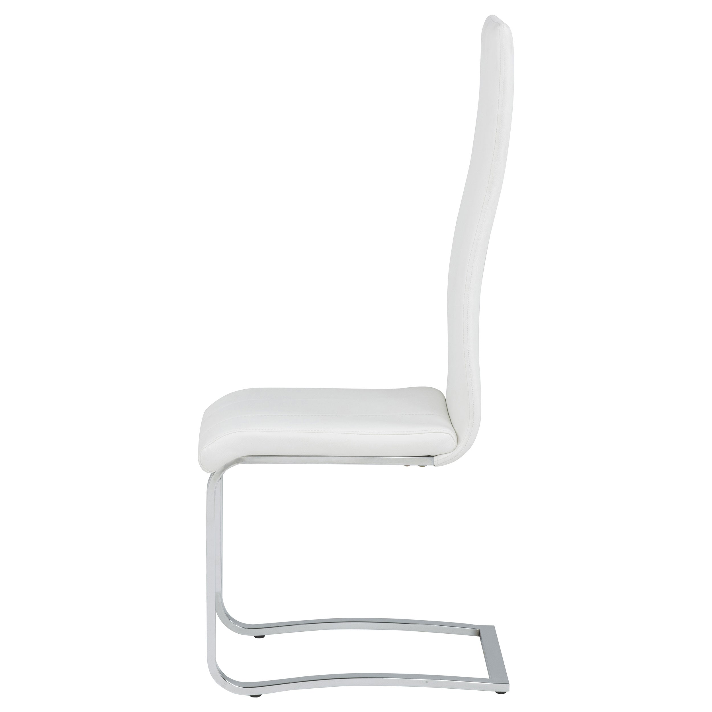 Montclair Upholstered Dining Side Chair White (Set of 4) — view 6