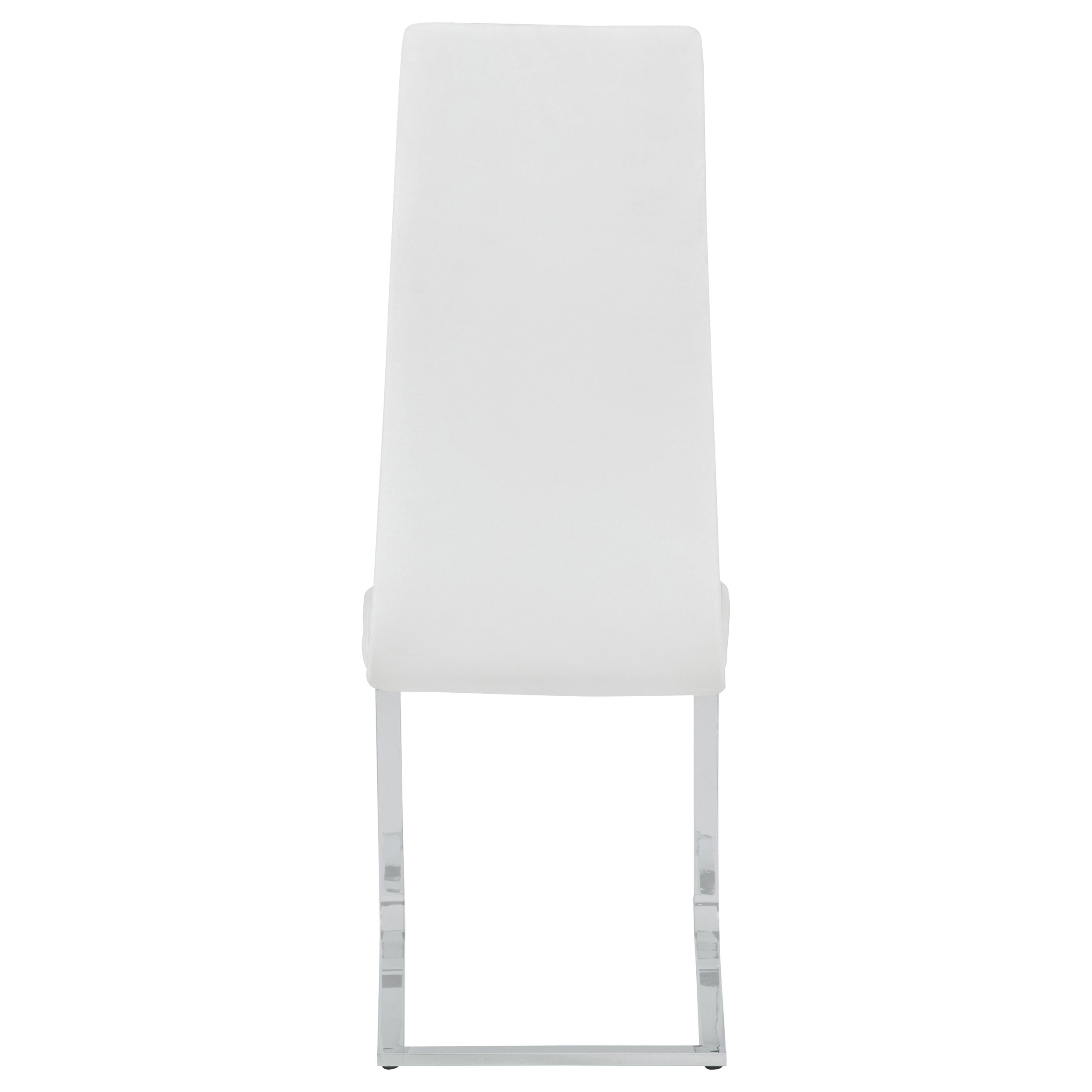 Montclair Upholstered Dining Side Chair White (Set of 4) — view 8