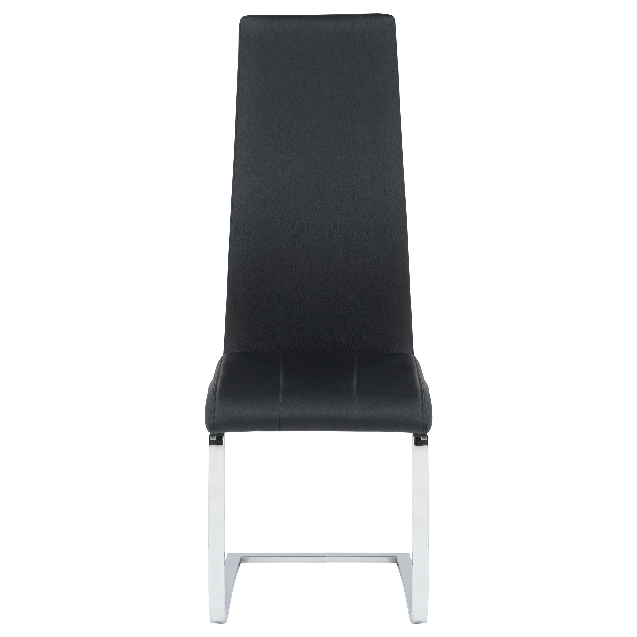 Montclair Upholstered Dining Side Chair Black (Set of 4) — view 4