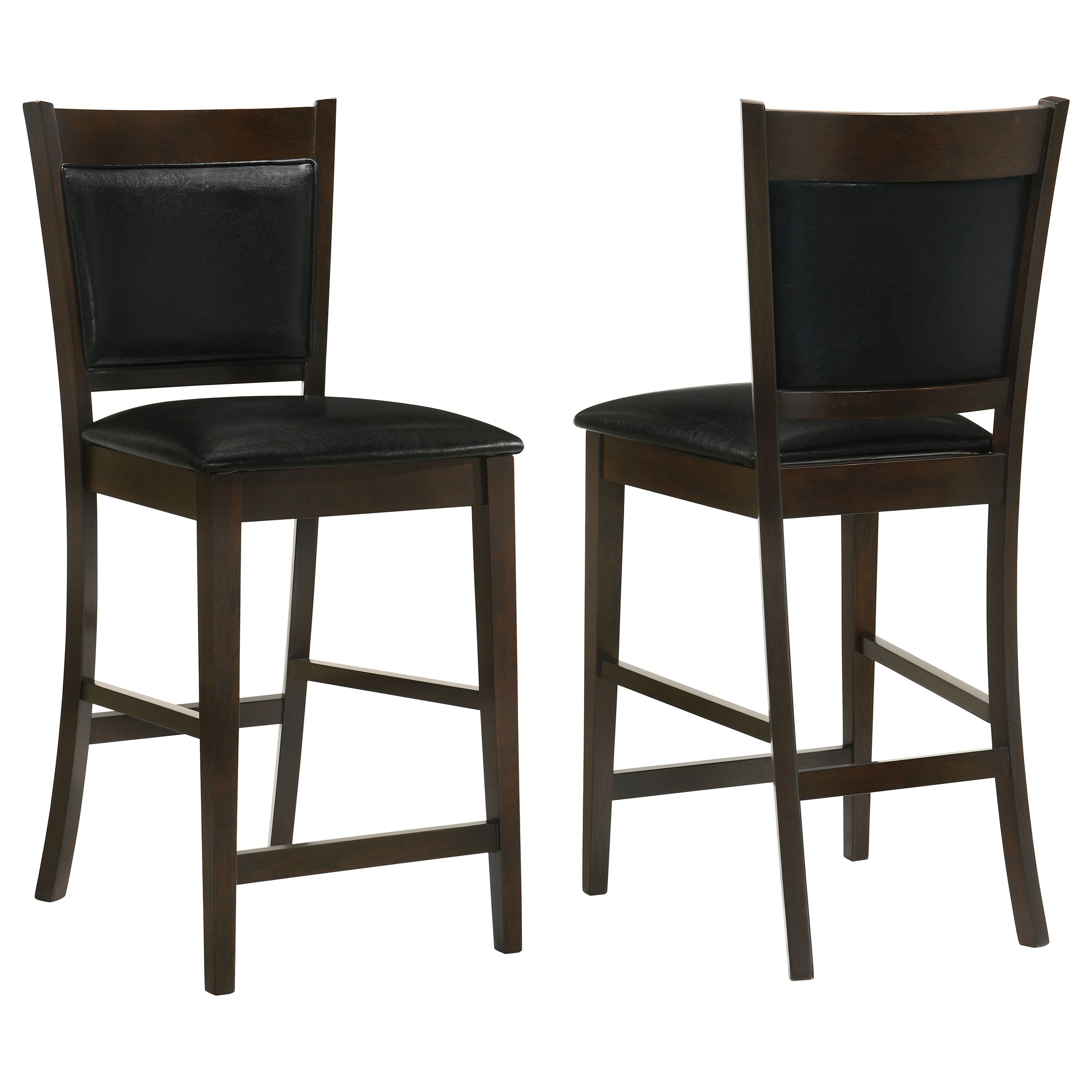 Jaden Upholstered Counter Chair Espresso (Set of 2) — view 1