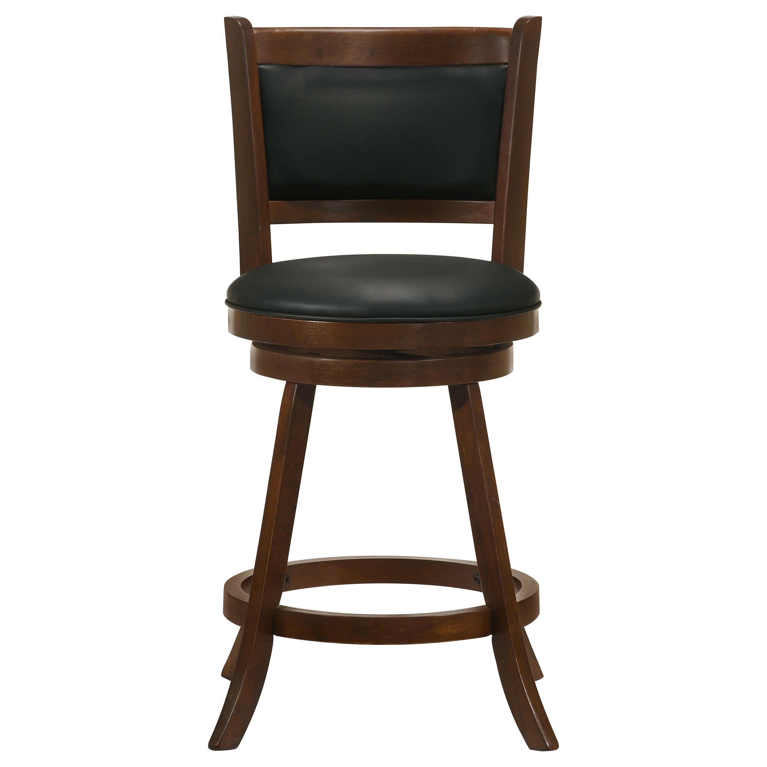 Broxton Upholstered Swivel Counter Chair Chestnut (Set of 2) — view 4