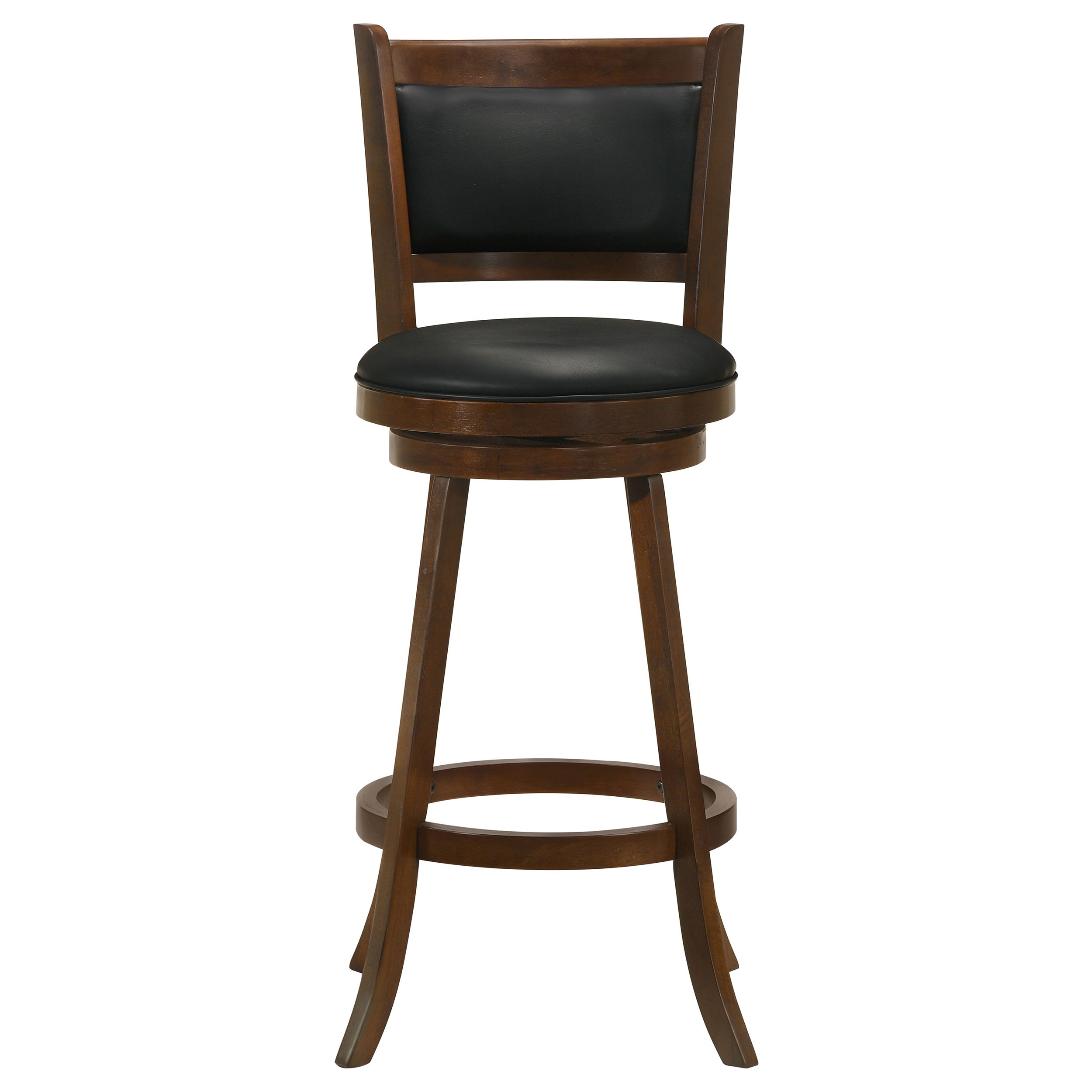Broxton Upholstered Swivel Bar Chair Chestnut (Set of 2) — view 4