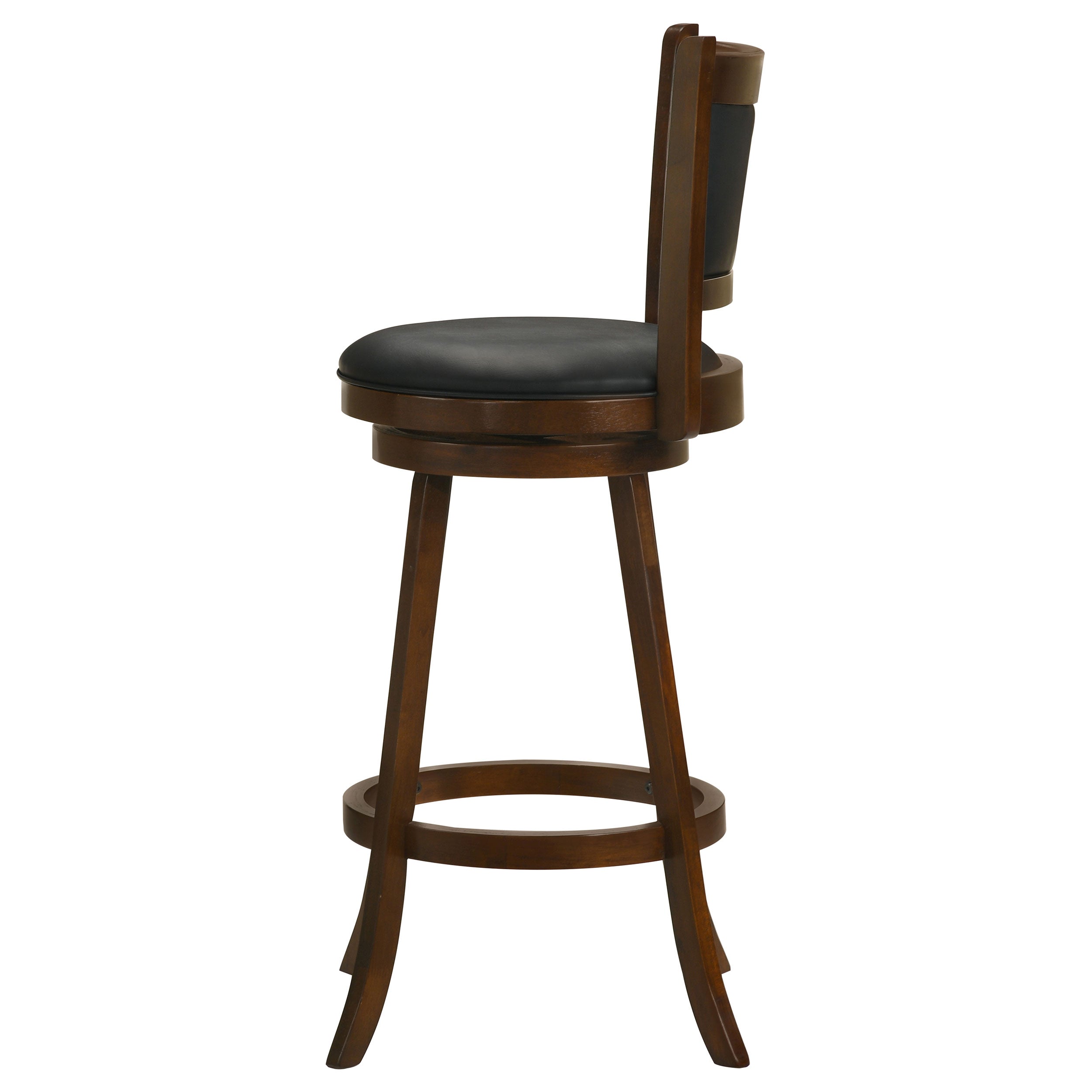 Broxton Upholstered Swivel Bar Chair Chestnut (Set of 2) — view 6