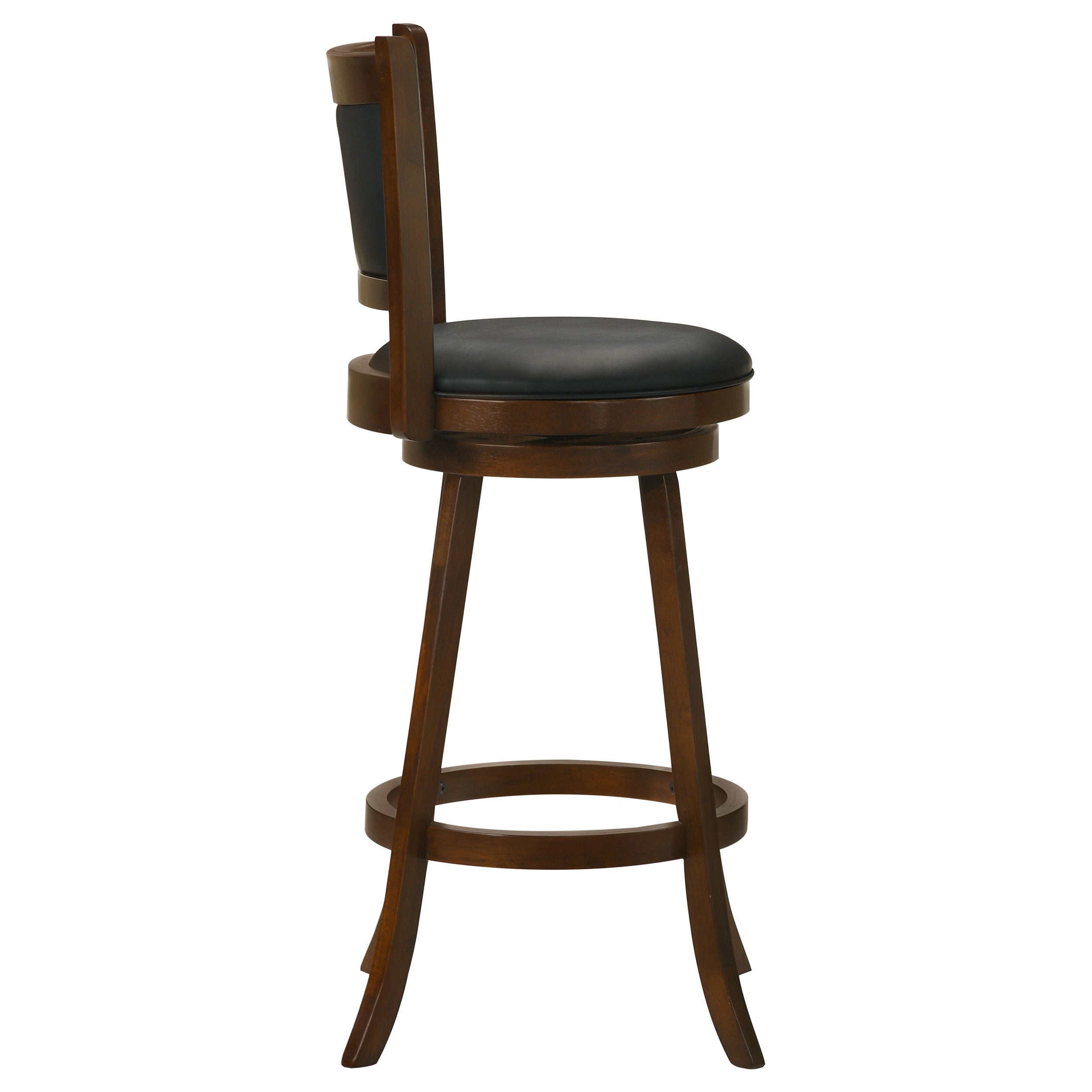 Broxton Upholstered Swivel Bar Chair Chestnut (Set of 2) — view 9