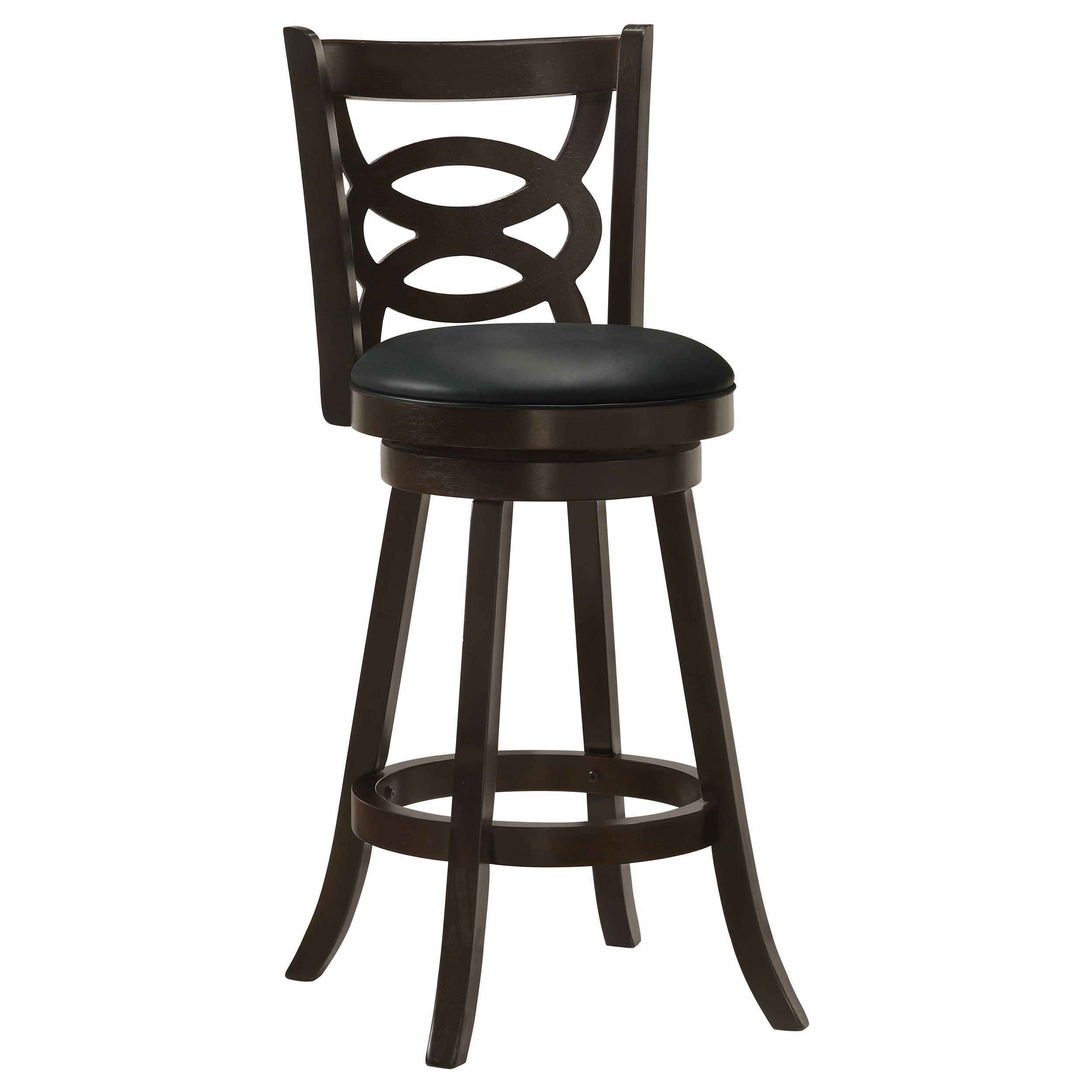 Calecita Wood Swivel Bar Chair Cappuccino (Set of 2) — view 3