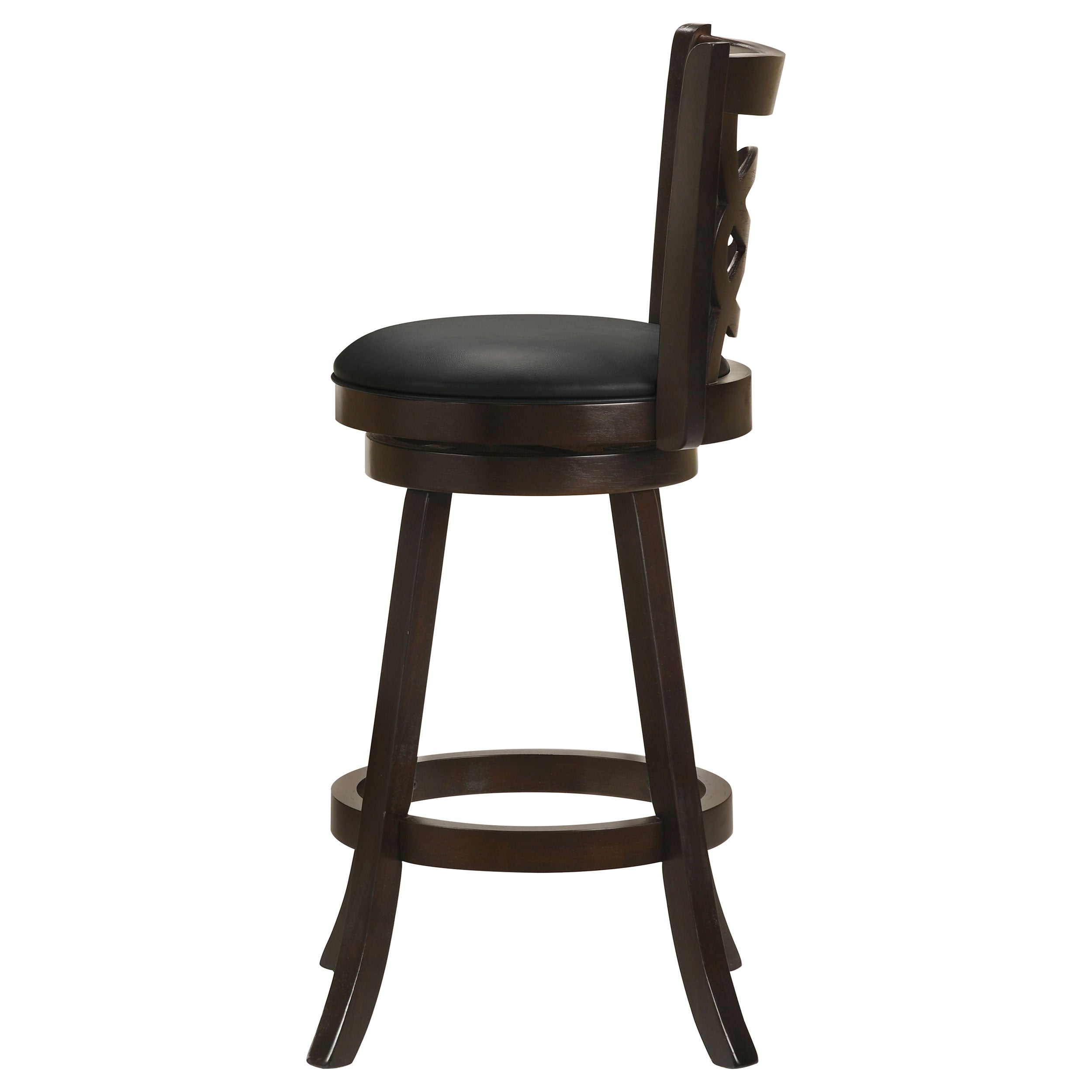 Calecita Wood Swivel Bar Chair Cappuccino (Set of 2) — view 6