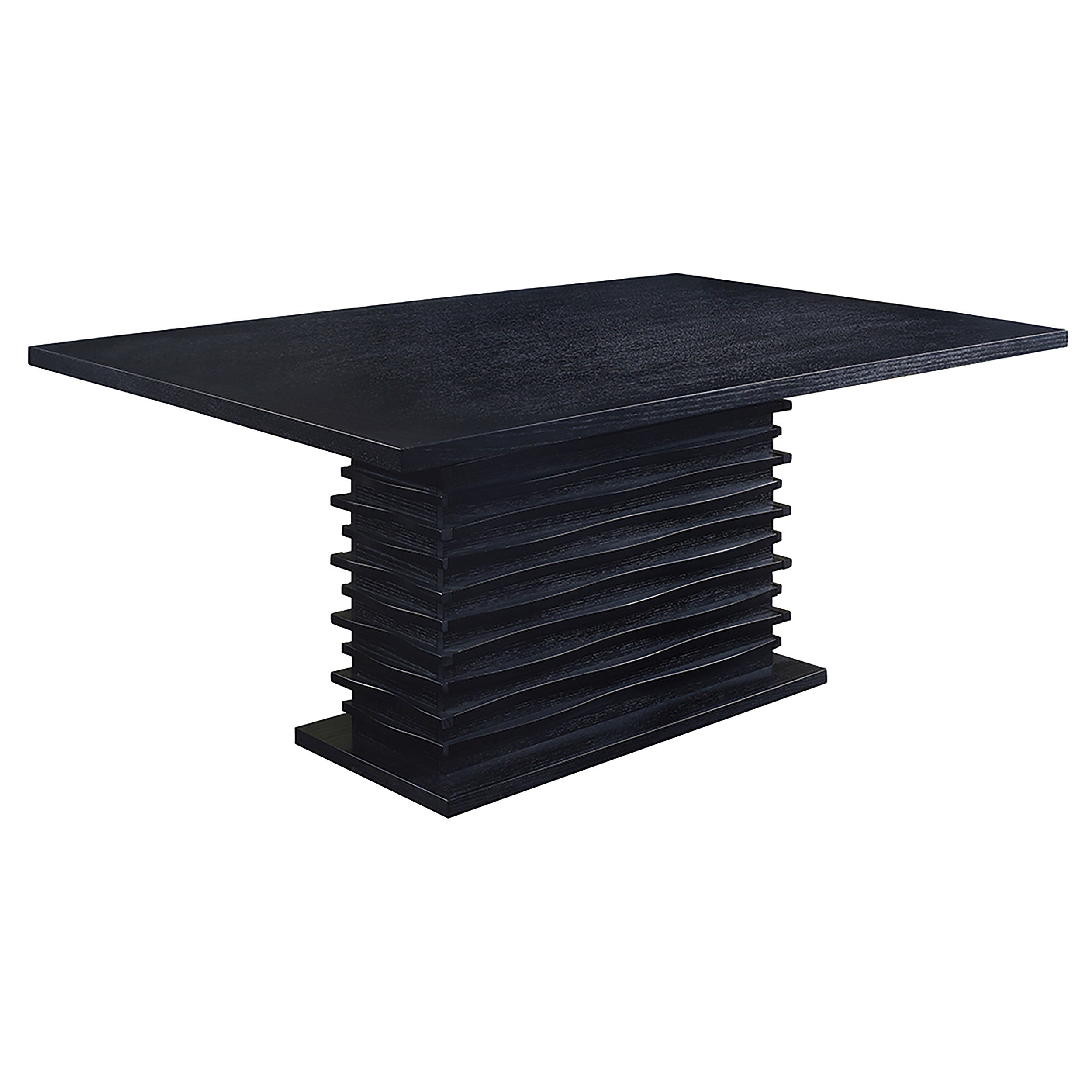 Stanton Rectangular 66-inch Dining Table Black — view 1
