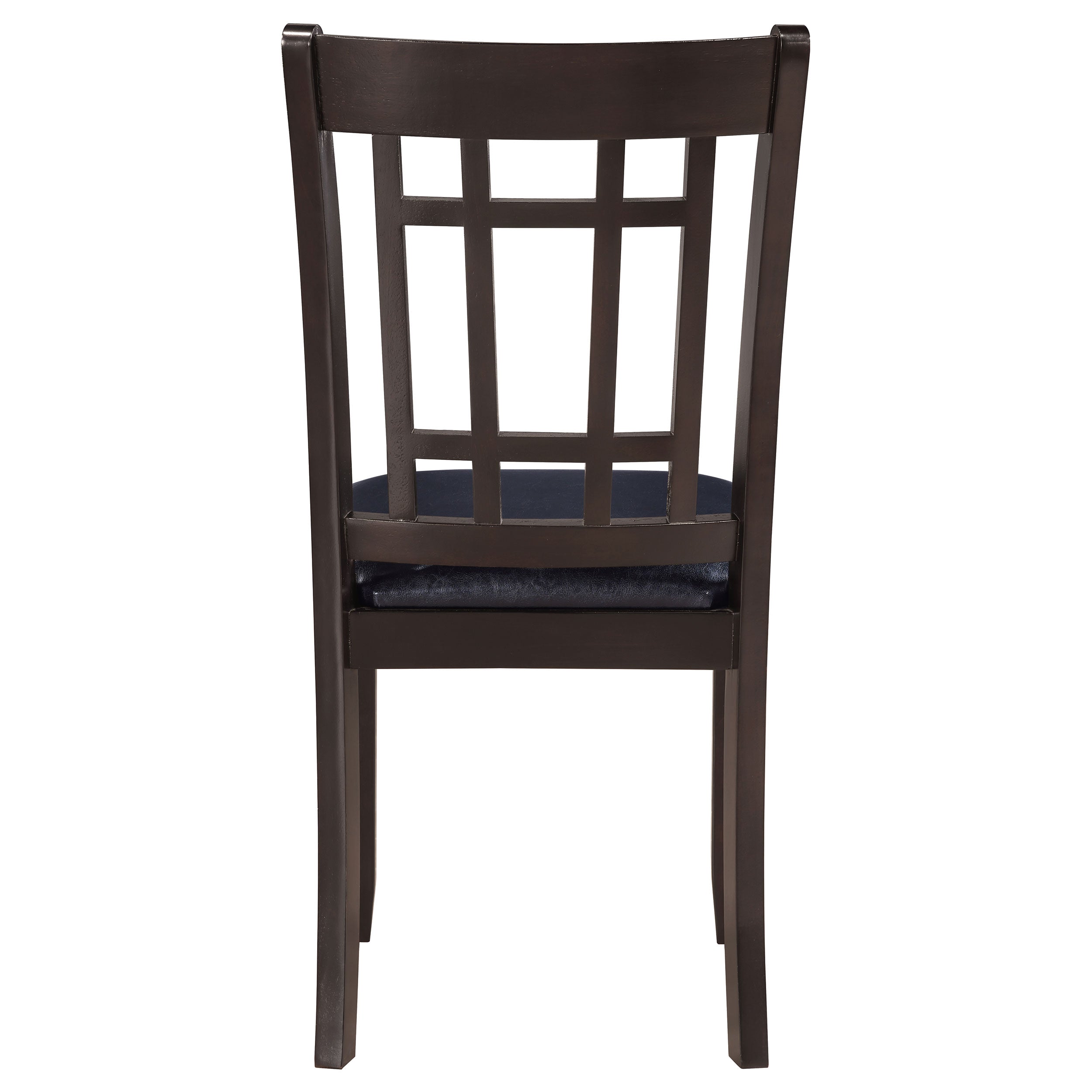 Lavon Wood Dining Side Chair Black and Espresso (Set of 2) — view 8