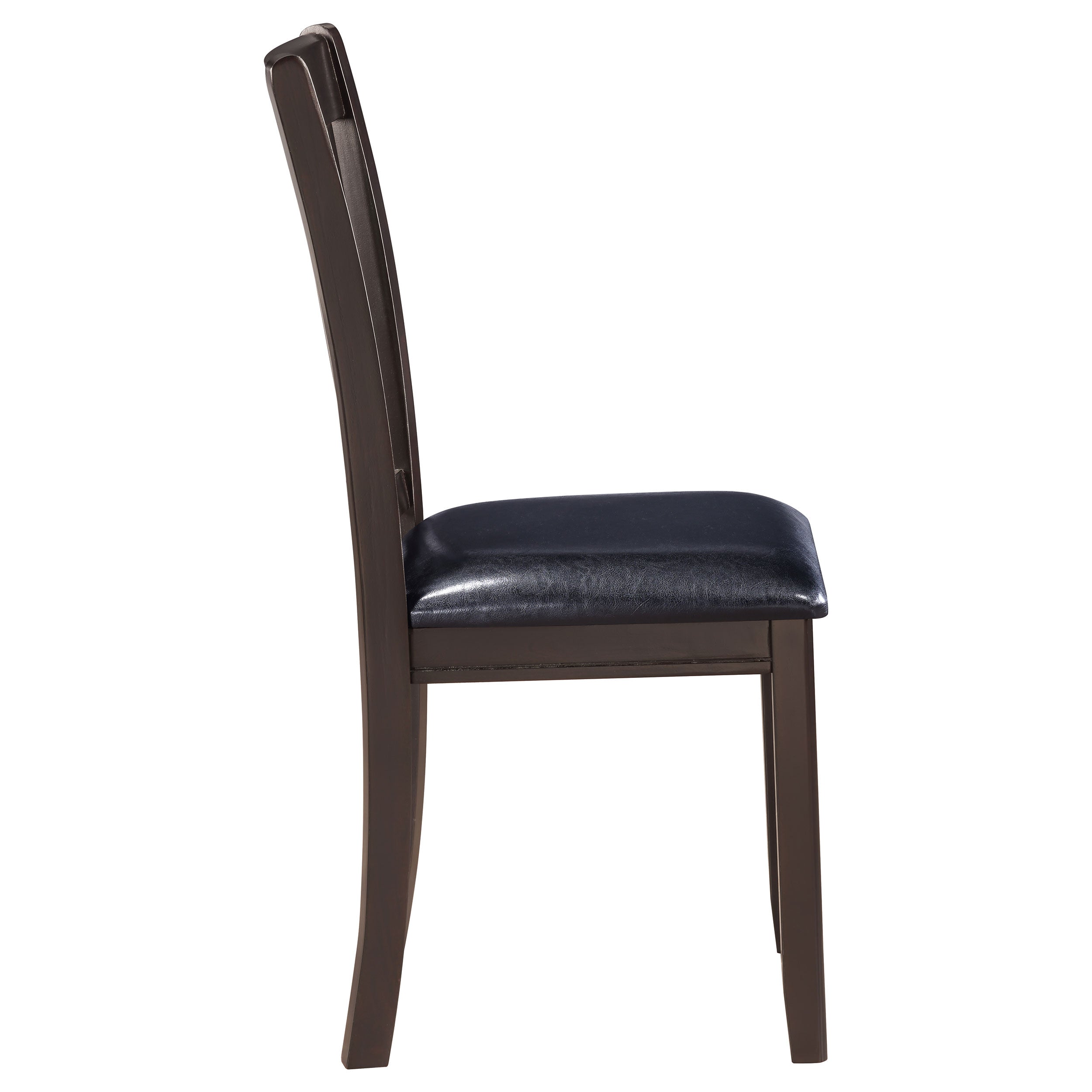 Lavon Wood Dining Side Chair Black and Espresso (Set of 2) — view 10