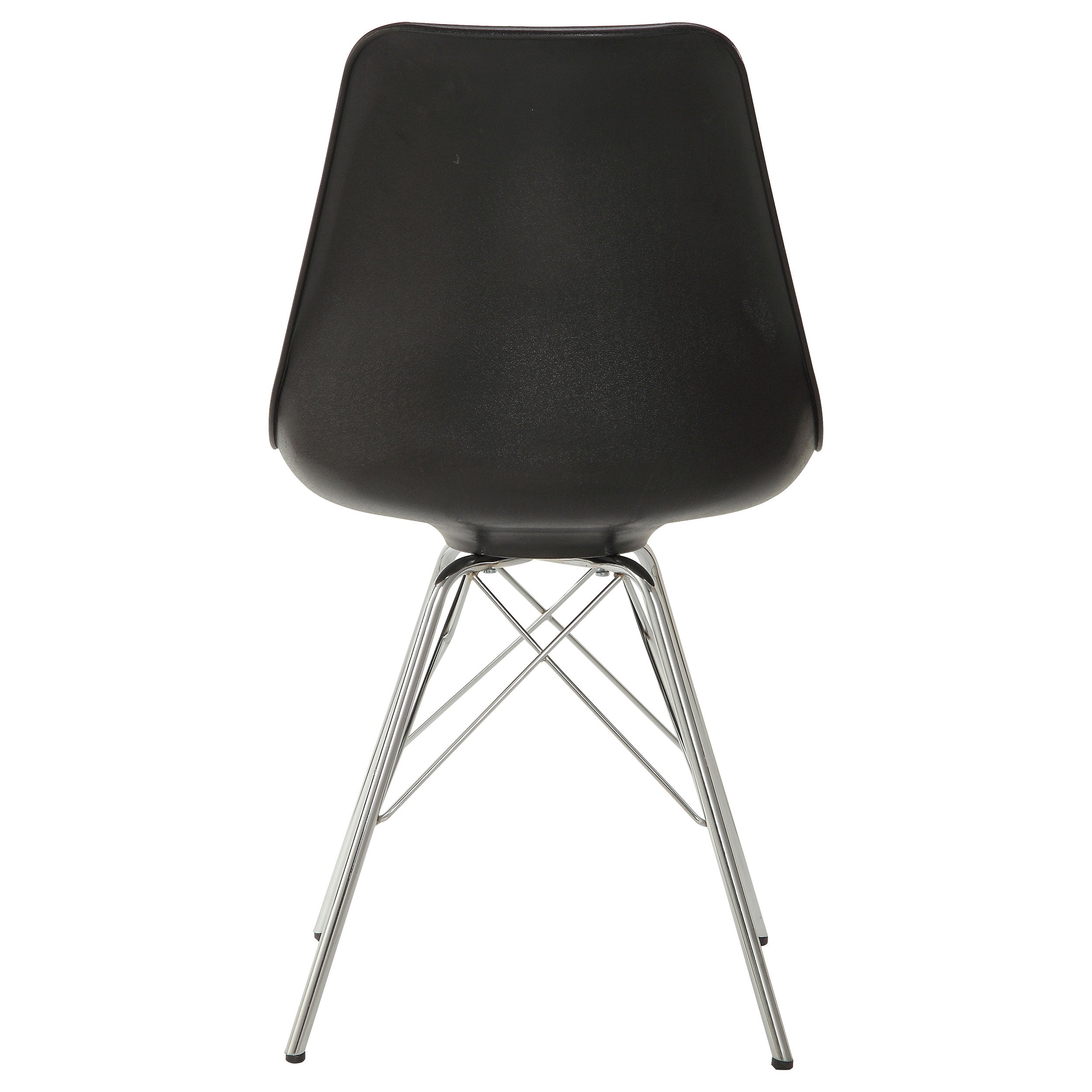 Juniper Polypropylene Dining Side Chair Black (Set of 2) — view 7
