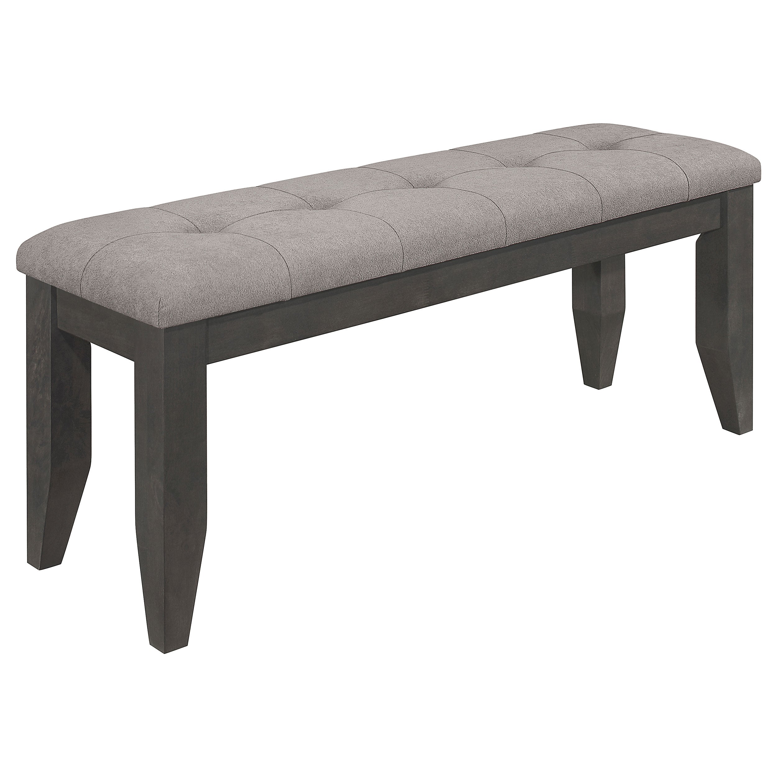 Dalila 6-piece Rectangular Dining Table Set Dark Grey — view 10