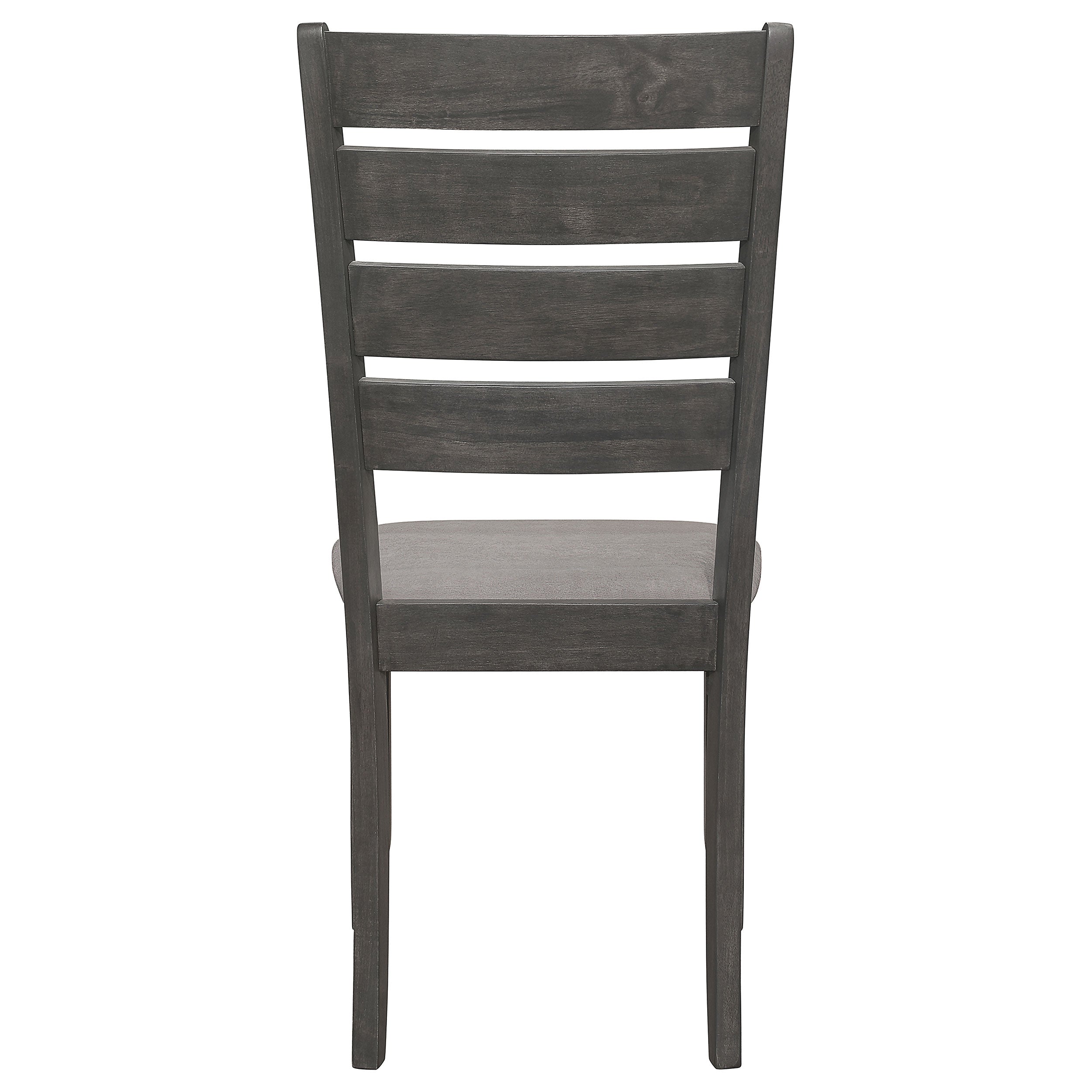 Dalila Wood Dining Side Chair Dark Grey (Set of 2) — view 8